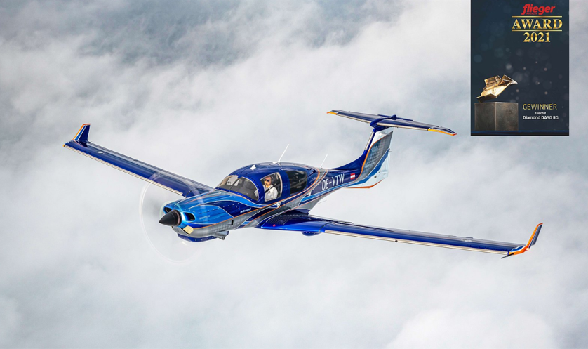 Diamond Aircraft DA50 RG earns 2021 Fliegermagazin Award for Best New Aircraft