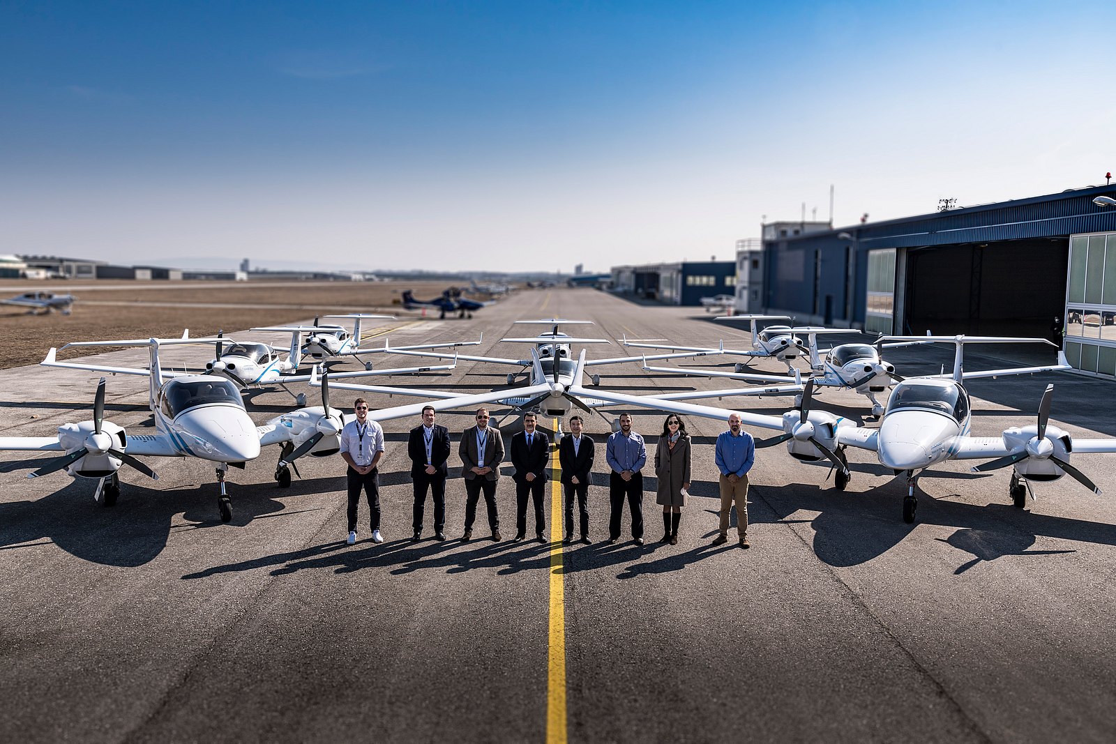 Delivery of Diamond Aircraft Fleet to Oman Aviation Academy completed