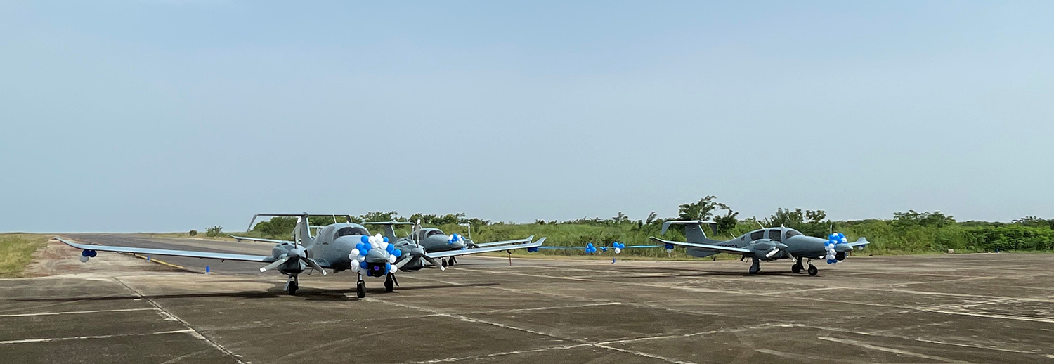 Diamond Aircraft delivers four Diamond DA62 MPP Special Mission Aircraft to the Nigerian Air Force