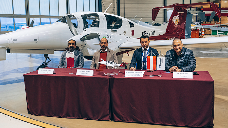 Diamond Aircraft successfully delivers the first DA62 MPP to the Centre for GIS (CGIS), State of Qatar