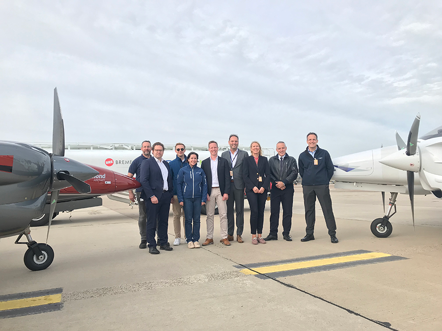 Diamond DA42-VI flying with Sustainable Aviation Fuel for the first time